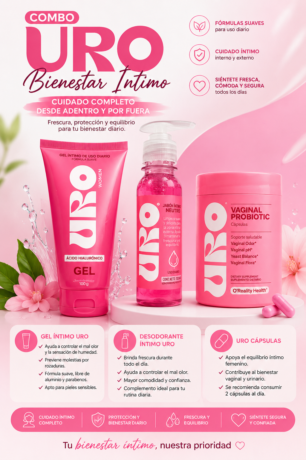 Combo Gel Uro Jabon